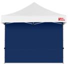 MASTERCANOPY SunWall con toldo lateral 10x10 pies Protección UV Azul Marino