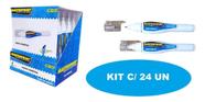 Masterprint Caneta Corretiva Líquida Branquinho Kit 24 Uni M