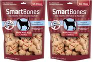 Mastigáveis para Cães SmartBones Mini Sem Couro Cru 56 Unidades