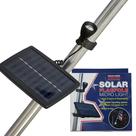 Mastro de bandeira de microLED Solar Light Valley Forge preto