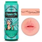 Masturbador Masculino em Formato de Boca em Lata de Cerveja Cream Ale Bege - Lovetoy