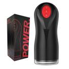 Masturbador Masculino Sucção Vibração e Ondulação 21,8cm x 8,5cm 5 Intensidades Silicone Recarregável Discreto Portátil