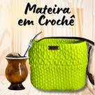 Mateira feita em crochê com fio de malha.