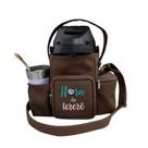 Mateira para Levar Tererê Personalizada Cor Marrom - Coutre Bolsas