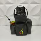 Mateira Personalizada para Levar Chimarrão Cor Preta - Coutre Bolsas