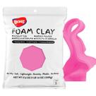 Material de escultura BOHS Foam Clay Pink 500g Air Dry Soft