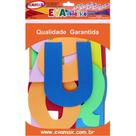 Material Didatico EVA Letras GD. 21CM 31PCS Colors Pacote