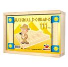 Material Dourado 111 Pcs Caixa Madeira Ref. 1172 Cia Brink Material Dourado 111 Pcs Caixa Madeira Ref. 1172 Cia Brink