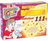 Material dourado 111 peças madeira