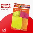 Material Dourado Educativo Eva 10Mm 12X12Cm