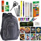 Material Escolar Kit Completo Ensino Médio e Fundamental Menino