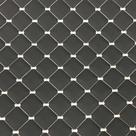 material sintético Automotivo Acoplado Diamante Grafite Com Cinza