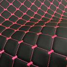 material sintético Automotivo Diamante Uruguai Preto x Pink material sintético Automotivo Diamante Uruguai Preto x Pink