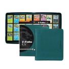 material sintético azul-petróleo premium com zíper Portfolio BCW Z-Folio LX