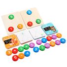 Math Logic Puzzle, jogo de decomposição de números de madeira para crianças