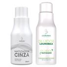 Matizador Efeito Loiro CINZA e Diluidor de Matizador 300ml KIT