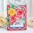 Matriz de Corte Annchaos Conjunto Floral 11 x 14 cm em Aço Metálico