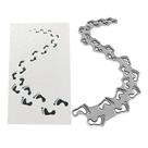 Matriz de Corte NVZBL Pegada e Estrada Sinuosa em Metal