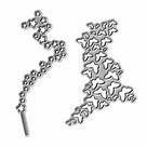 Matrizes de corte em metal HGSALK borboletas, estrelas e renda