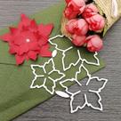 Matrizes de Corte em Metal Kashoer com Rosa 3D, Flor e Folhas Matrizes de Corte em Metal Kashoer com Rosa 3D, Flor e Folhas