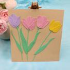 Matrizes de Corte Metálicas Tulipas Feemkota para Artesanato DIY