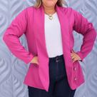 Max Blazer Alfaiataria Alongado Plus Size Max Blazer Alfaiataria Alongado Plus Size