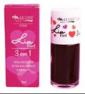 Max love lip tint 3 em 1 rosa mosqueta ácido hilauronico