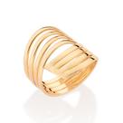Maxi anel banhado a ouro 513498 Rommanel Cor:DouradoTamanho:18