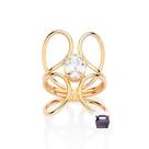 Maxi Anel Banhado A Ouro Com Zircônia 513479 Rommanel Maxi Anel Banhado A Ouro Com Zircônia 513479 Rommanel