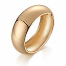 Maxi Bracelete Feminino Pulseira Larga Grossa Lisa Folheado Maxi Bracelete Feminino Pulseira Larga Grossa Lisa Folheado