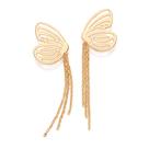 Maxi Brinco Borboleta Banhado a Ouro Rommanel 527543 Cor:Dourado