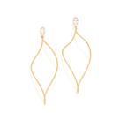 Maxi brinco folheado a ouro BRANCO 526445 Rommanel