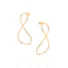 Maxi brinco infinito folheado a ouro 527088 Rommanel