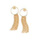 Maxi Brinco Rommanel com corrente folheado a ouro 527007