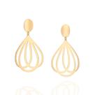 Maxi Brincos Rommanel Banhado Ouro 18k Lindo