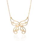 Maxi Colar Borboleta Rommanel 532539 Lindo Com Zircônias Banhado Ouro 18k Lançamento Maxi Colar Borboleta Rommanel 532539 Lindo Com Zircônias Banhado Ouro 18k Lançamento