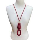 Maxi Colar Casual Feminino Com Pingente e Bola Giratória Presente Feminino Maxi Colar Casual Feminino Com Pingente e Bola Giratória Presente Feminino