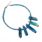 Maxi Colar Godess - Ágata Azul