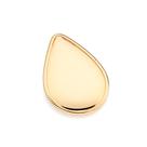 Maxi pingente gota liso folheado a ouro 542725 Rommanel