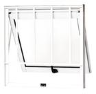 Maxim Ar 60x60cm Janela De Banheiro Vitro Alumínio Branco Branco