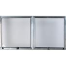 Maxim Ar de Alumínio Duplo 0,60 X 1,20 Perfil 16mm Cor Brilhante Linha All Modular