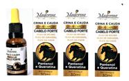 Maycrene kit 3 sérum capilar crina e cauda cabelo forte 30ml
