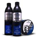 Maycrene Kit Sh+Cond+pomada fix formen combate a caspa 500ml