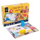 Maze Block Toy Blue Fox Push Box Children Educational Wood