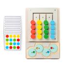 Maze Game Montessori Wooden, giratório de 4 cores para crianças Maze Game Montessori Wooden, giratório de 4 cores para crianças
