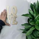MDF cru 3mm Palavra Love Em Opções de Tamanhos, Artesanato, Decoração,Pintura.