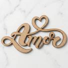 MDF escrito Amor Para Lembrancinha Decoração 10 uni