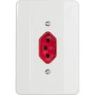 Mec-tronic - conjunto 4x2 - 1 tomada vermelha 20a Mec-tronic - conjunto 4x2 - 1 tomada vermelha 20a