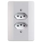 Mec-tronic - conjunto 4x2 - 2 tomadas 20a