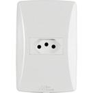 Mec-tronic mec plus - conjunto 4x2 - 1 tomada 10a